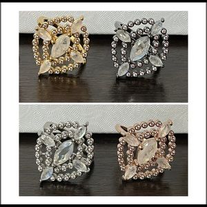 Gunmetal Artemis Rainbow Moonstone Ring